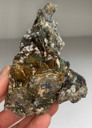 Stunning ! Iridescent Pyrrhotite - From Trepca Mine, Kosovo