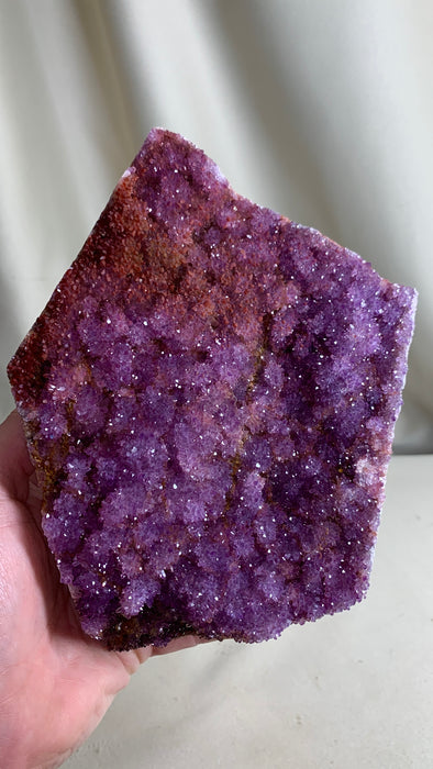 Velvety ! Purple and Red Bicolor Amethyst - From Alacam Amethyst Mine