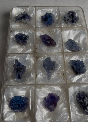 12 Pieces ! Blue Fluorite Lot