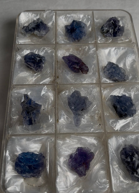 12 Pieces ! Blue Fluorite Lot
