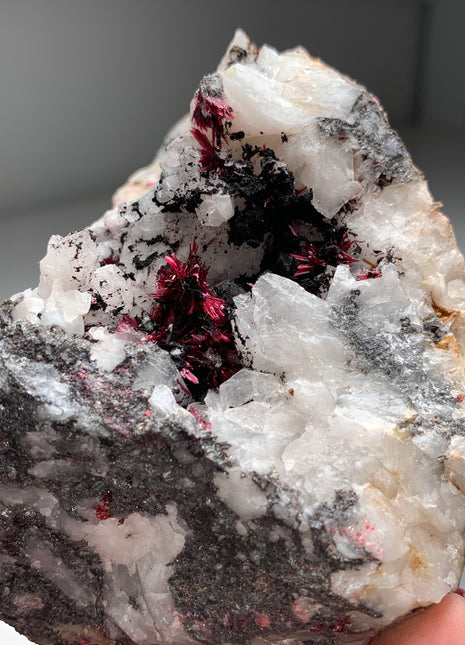 Magenta Red Erythrite Specimen - From Agoudal mine DWS