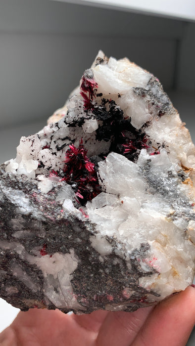 Magenta Red Erythrite Specimen - From Agoudal mine