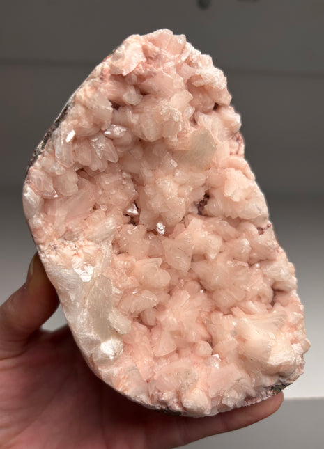 Pink Helulandite Geode DW024