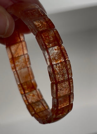 Rainbow Sunstone Bangle BG024