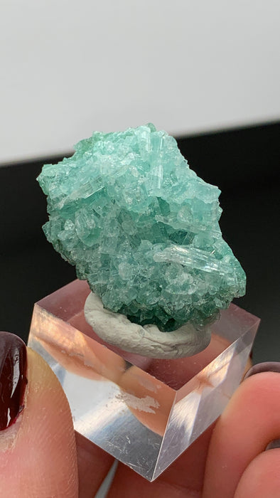 Blue Tourmaline Crystals Cluster - 55 Carats