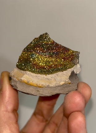 Spectropyrite Specimen from Volga River, Russia 🌈