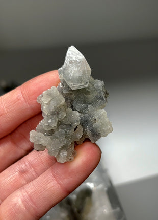 18 Pieces ! Druzy Blue Chalcedony with Apophyllite Lot