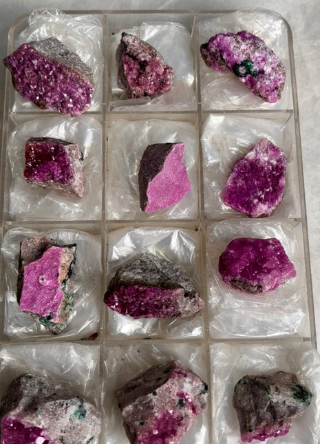 12 Pieces ! Pink Cobaltocalcite Lot from Congo
