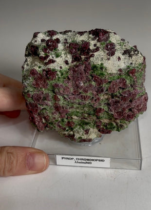 Pyrope Garnet with Chrome Diopside from Norway