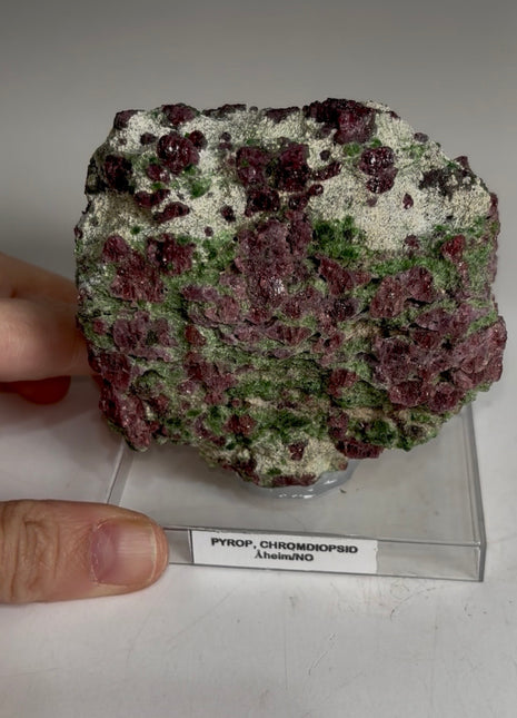 Pyrope Garnet with Chrome Diopside from Norway