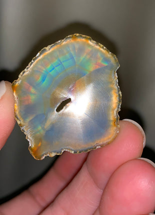 Rare Iris Agate with Rainbows