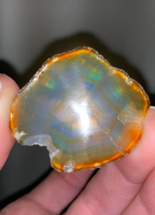 Rare Iris Agate with Rainbows