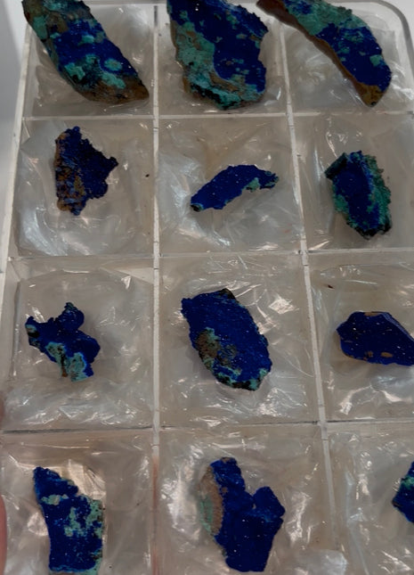 12 Pieces ! Incredible Blue Azurite Lot