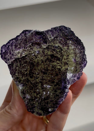 Green and Purple Fluorite PM0451