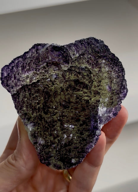 Green and Purple Fluorite PM0451