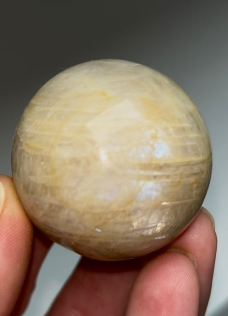 Flashy Rainbow Moonstone Sphere