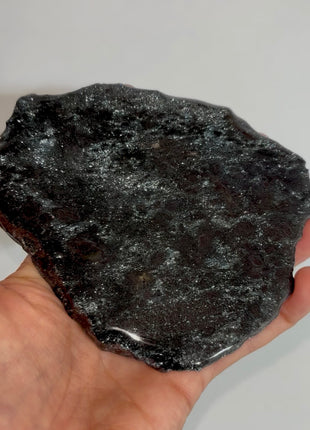 High Grade Specularite Slab from Lake Superior, Michigan PM1666