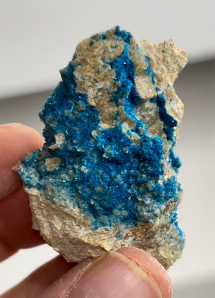 New Arrival ! Blue Veszelyite Specimen PM0389