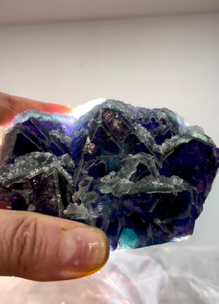 Octahedral Elestial Fluorite PM0282
