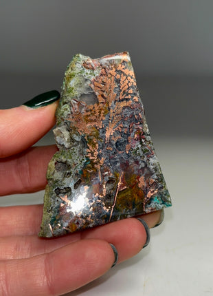 Wow !! Copper with Blue Chrysocolla and Green Epidote