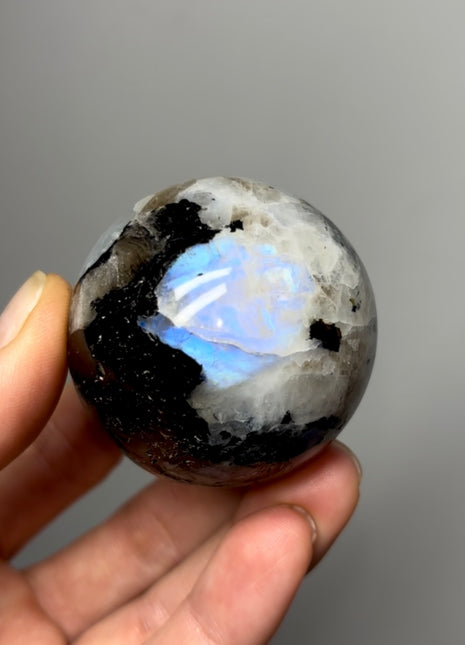Rainbow Moonstone Sphere 🌈