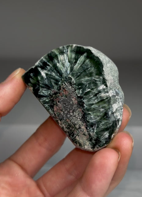 High Grade Green Seraphinite