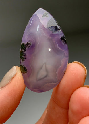 New Arrival ! Purple Moss Chalcedony