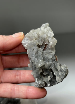 6 Pieces ! Druzy Blue Chalcedony with Apophyllite Lot