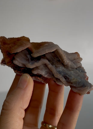 Unusual ! Amethyst after Chalcedony Specimen PM1316