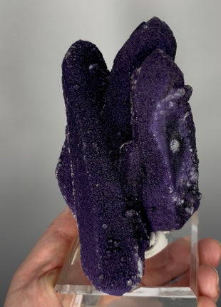 New ! Purple Fluorite Coated Quartz