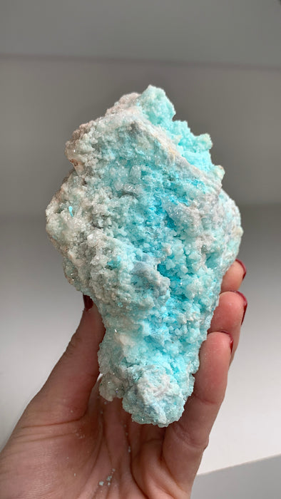 Rare Blue Aragonite from Mexico