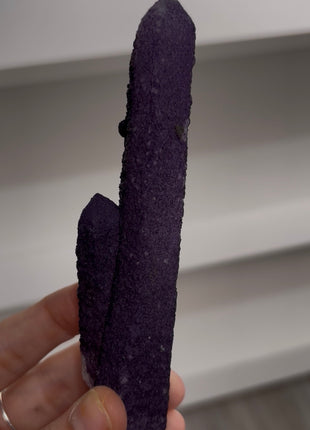 Purple Fluorite Coated Quartz