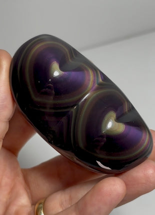 Rainbow Obsidian Double Hearts PM0543