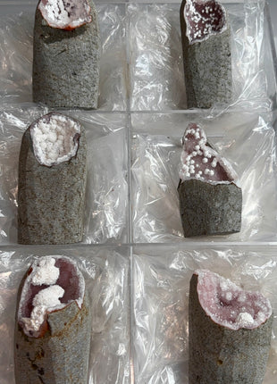 6 Piece Lot ! Okenite Geodes