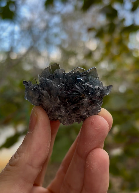 Blue Barite - From Cavnic mine, Romania