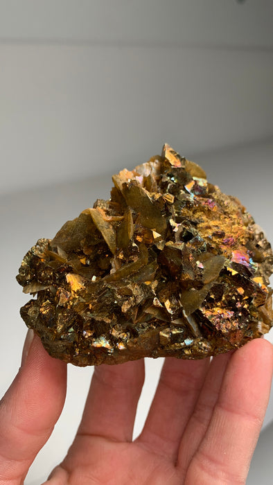 Chalcopyrite with Siderite  🌈 - Kaiwu mine