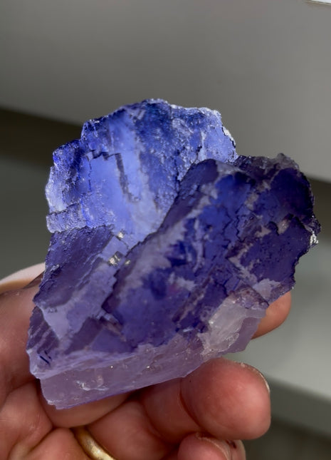 Blurple Fluorite from Muzquiz, Mexico