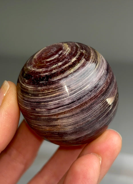 Lilac Lepidolite Sphere from Brazil