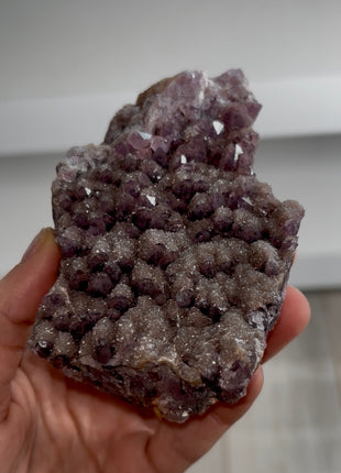 Amethyst with Druzy Quartz - From Alacam Mine