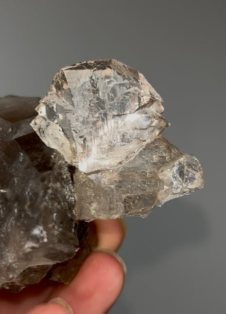 Gwindel Smoky Quartz - From Mont Blanc, France