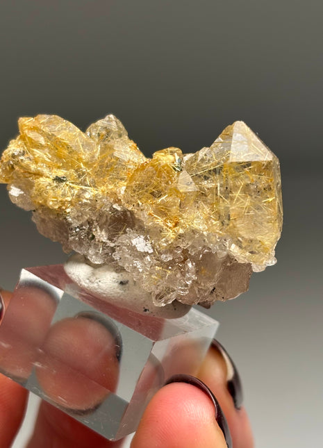 Quartz with Rutile - from Novo Horizonte