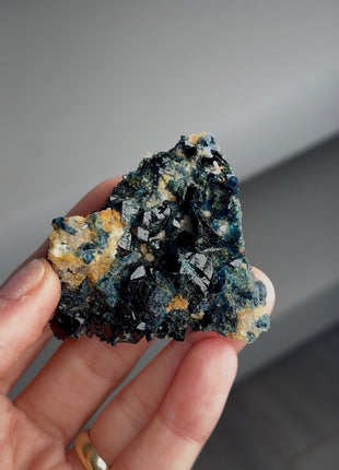 Blue Lazulite from Rapid Creek, Canada
