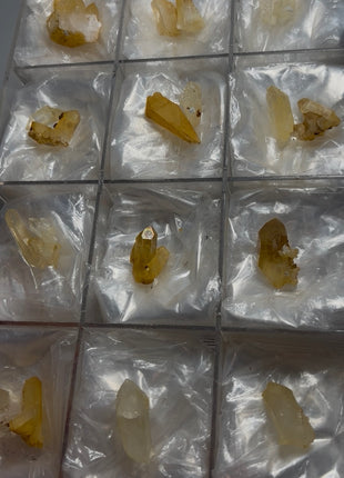 17 Pieces ! Iridescent Golden Quartz Lot 🌈 from Switzerland