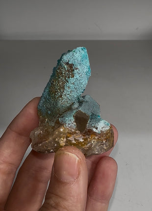 New ! Blue Chrysocolla with Quartz