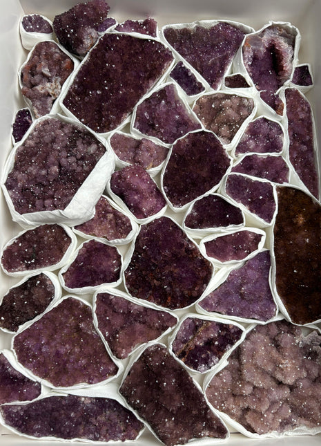 39 Piece Lot ! Amethyst - From Alacam Amethyst Mine - C Grade