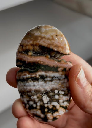 Pink Orbicular Ocean Jasper