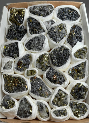High Grade Pyrite Specimens Lot - 27 Pieces !