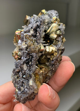 Very High Grade Pyrite with Quartz