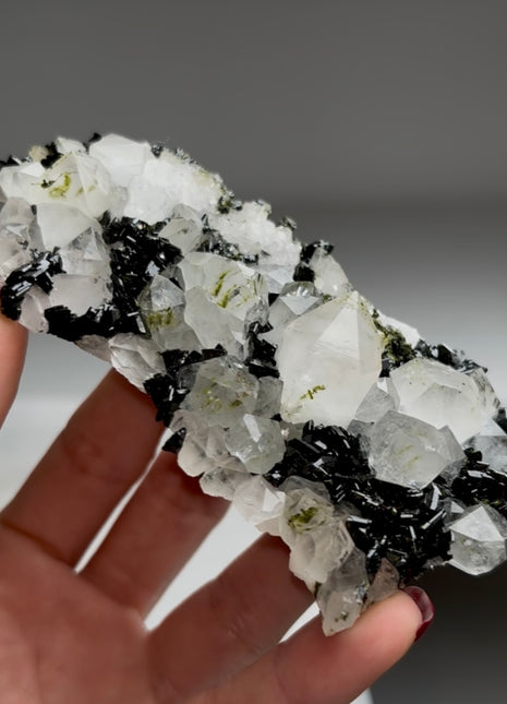 Extra Dark Epidote with Quartz !