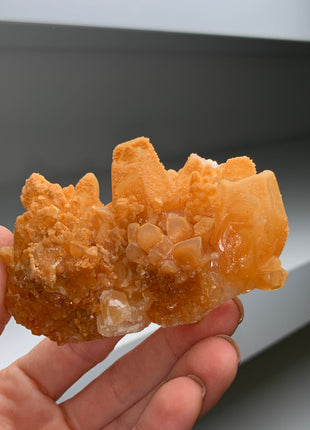 New ! Orange Calcite with secondary crystallization